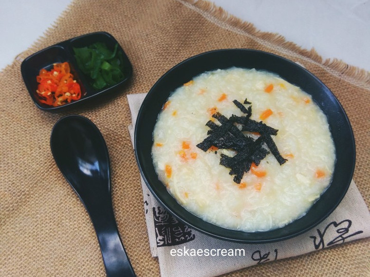 Resep Bubur Korea (Korean Chicken Poridge) Anti Gagal