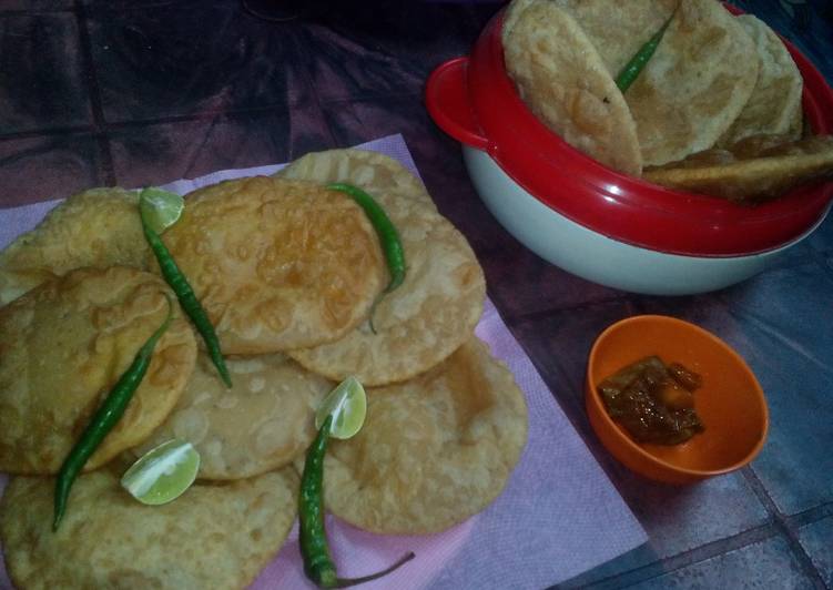 Recipe of Super Quick Homemade Bihari dal puri