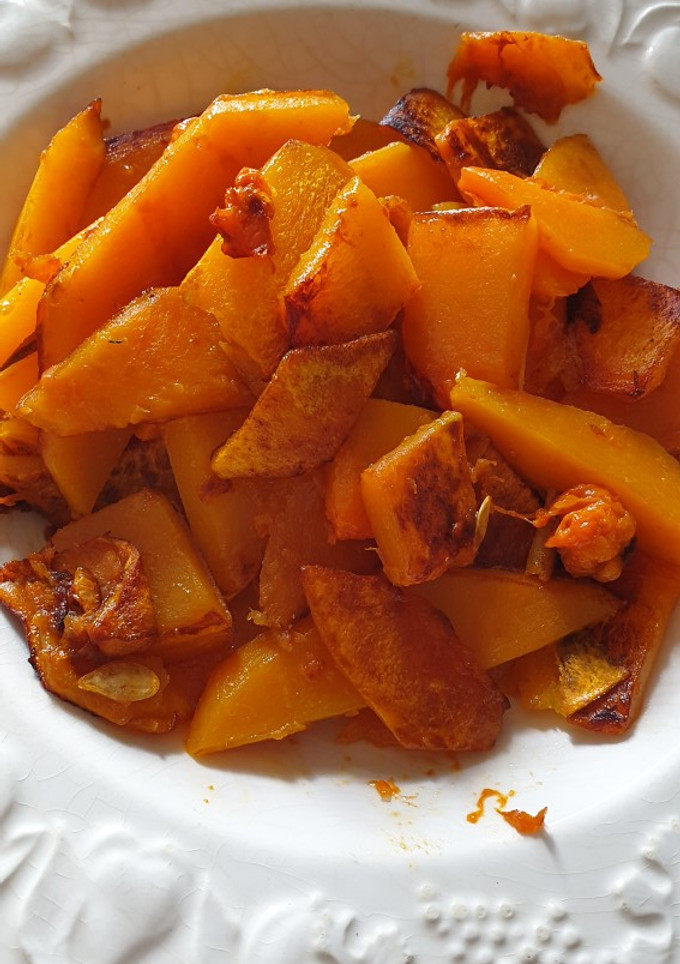 Una foto de Calabaza asada