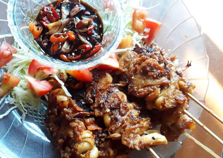Sate Jamur Pedas