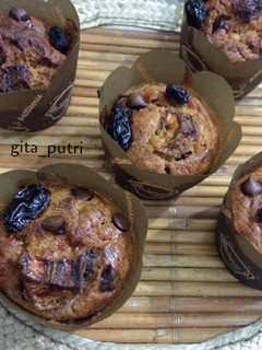 Foto resep Choco Banana Muffin