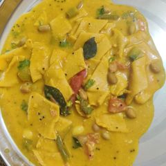 A picture of Dal Dhokli.
