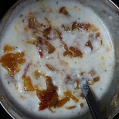A picture of Roasted Onion Raita.