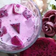 A picture of Sup Buah Naga Nata de Coco.