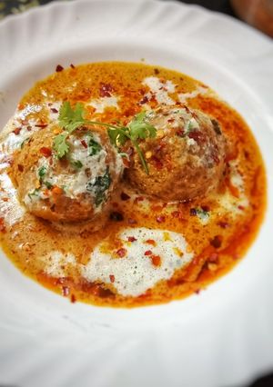 A picture of Paneer Malai kofta.