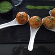 Stuffed aalo bonda in appe pan