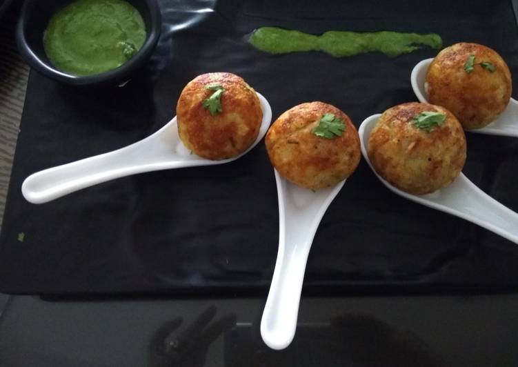 Step-by-Step Guide to Prepare Any-night-of-the-week Stuffed aalo bonda in appe pan