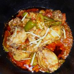 A picture of Peshawari karahi.