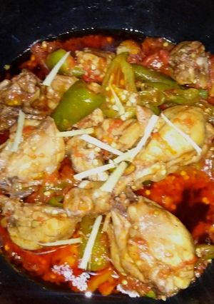 A picture of Peshawari karahi.