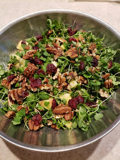 A picture of Arugula salad.