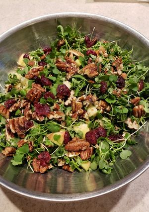 A picture of Arugula salad.