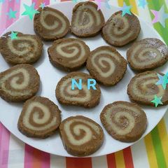 A picture of Swiss biscuits roll.