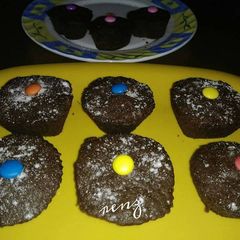 A picture of Whole wheat flour chocolate Muffins.