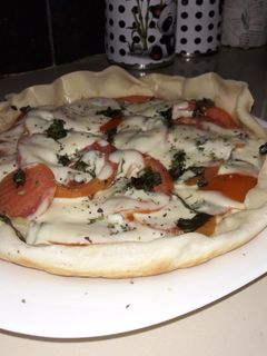 Una foto de Tarta Caprese