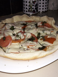 Una foto de Tarta Caprese
