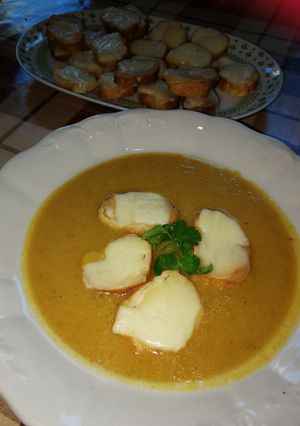 Szivárvány krémleves recept fotója