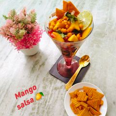 A picture of MANGO SALSA 🥭🥭(Totapuri Mango Salsa 🥭).