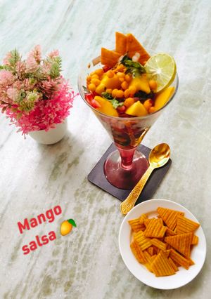 A picture of MANGO SALSA 🥭🥭(Totapuri Mango Salsa 🥭).