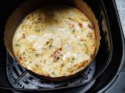 Una foto de tortilla de coliflor