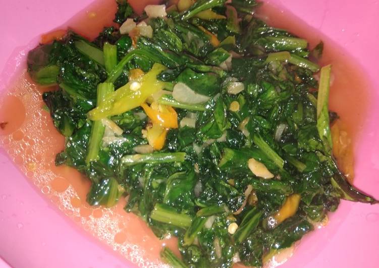 Tumis Pokcoy Bawang Putih