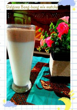 Foto resep Dalgona Beng-beng Mix Matcha (Re-Cook by murni musthafa)