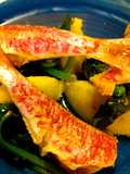 Triglie con cicoria ripassata