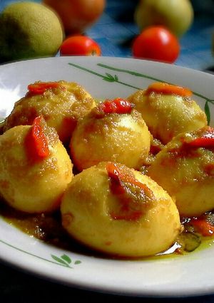 Foto resep Telur Kunyit Terasi