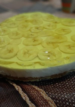 عکسی از دستور چیز کیک موزی