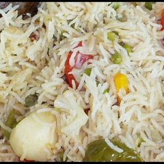 Vegetable pulao recipe A picture of Vegetable pulao recipe.