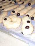 Kukis abjad sagun kelapa, gluten free