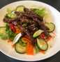Easy Steps to Make Recipe Crispy Fried Beef Salad that is So Delicious, Can Spoil the Tongue}