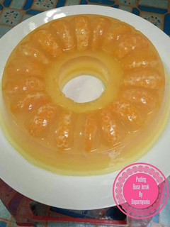Foto resep Puding Busa Jeruk