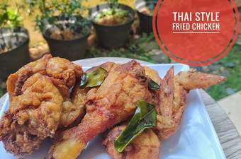 Cara Memasak Gai Tod (Thai Style Fried Chicken) Simpel