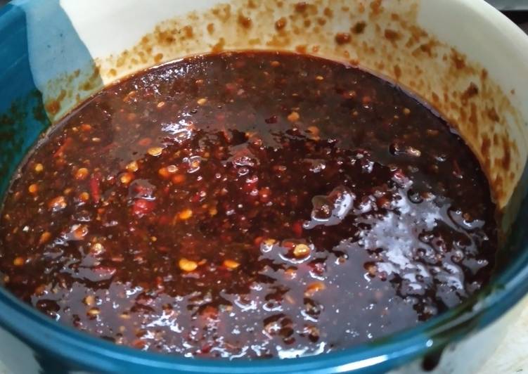 Resep Sambal kecap soto Anti Gagal