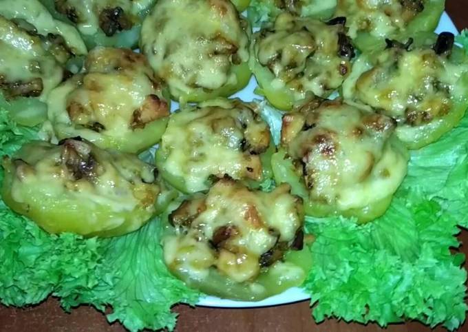 Курица, фаршированная грибами и картофелем - рецепт с фото на пластиковыеокнавтольятти.рф