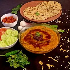 A picture of Double tadka Panchmel Dal.