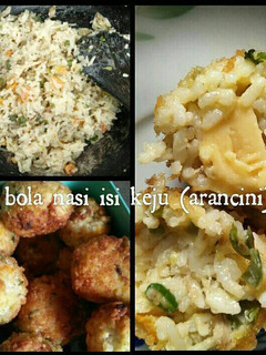 Foto resep Bola nasi keju (arancini)