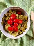 Farfalle inregrali con Pesto al limone