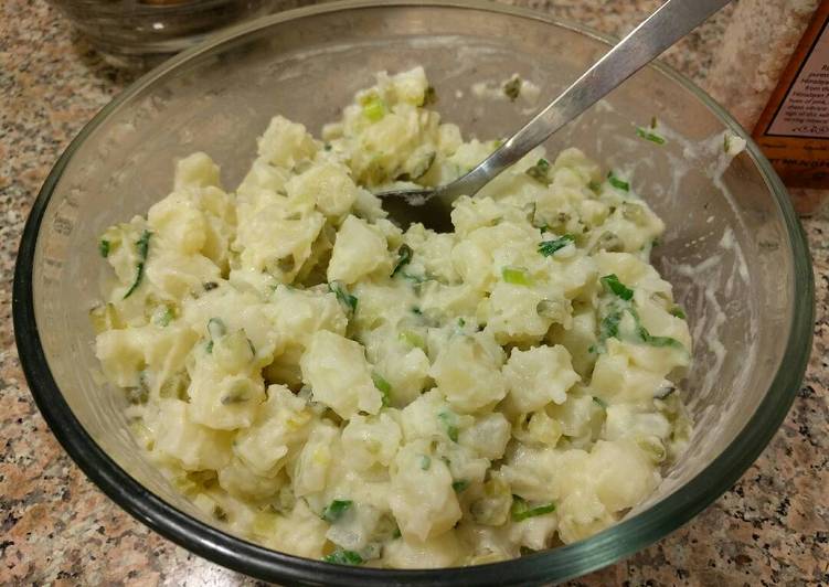 How to Make Favorite Light, Refreshing Potato Salad - Vegan