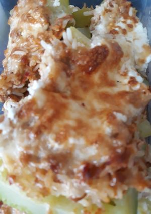Töltött cukkini recept fotója