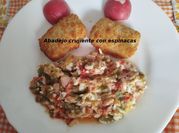 Una foto de abadejo al horno