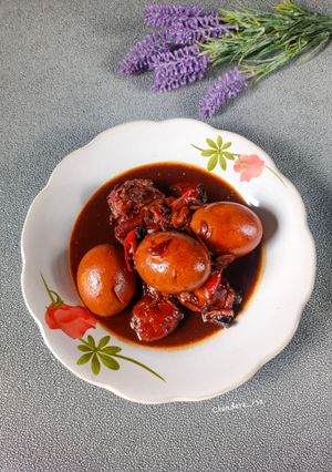 Foto resep Semur Ayam Telur Pedas Manis