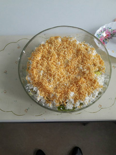 Una foto de Ensalada esponjosa
