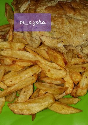 A picture of Chips and egg.