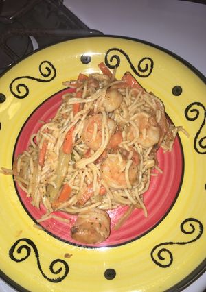 Una foto de Deliciosa pasta con camarón