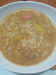 Una foto de Lentejas con arroz muy fácil