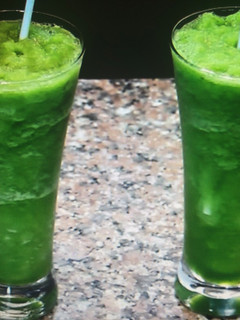 A picture of Mint lemonade drink.