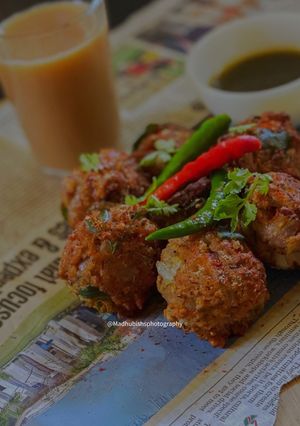 A picture of Papad Pakore.