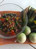Sambel tauco leunca + lalab