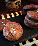 Galletas de Chocolate con Dulce de Leche y Sal Maldon